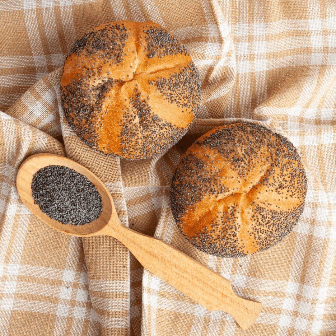 Poppy Seed Kaiser Rolls 2-Pack Bread Jane Foodie Website
