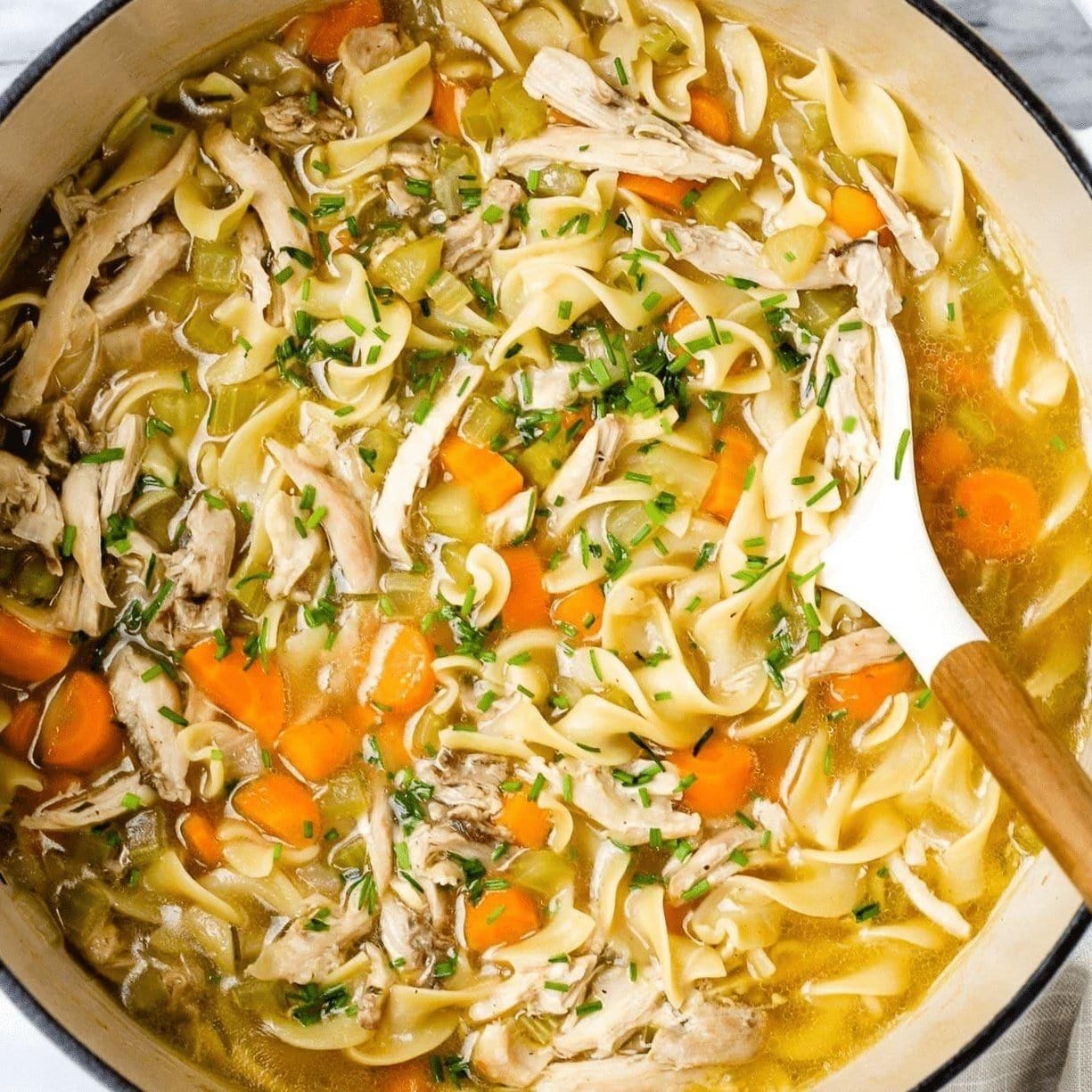 Chicken & Gluten-Free Pasta Soup Family Size 6-Pack Jane Foodie Soup.