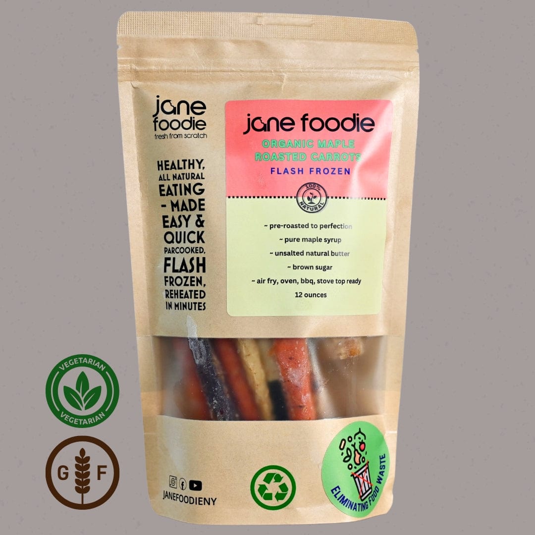 Maple Roasted Rainbow Carrots - Jane Foodie