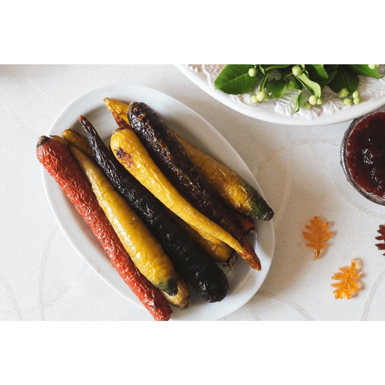Maple Roasted Rainbow Carrots Side Dish Jane Foodie Website