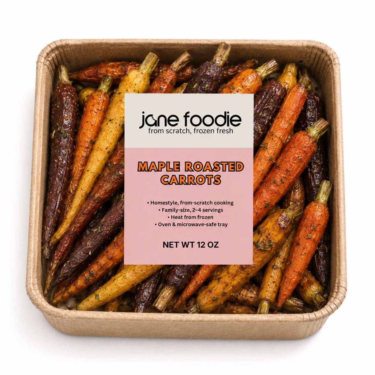 Maple Roasted Rainbow Carrots - Jane Foodie