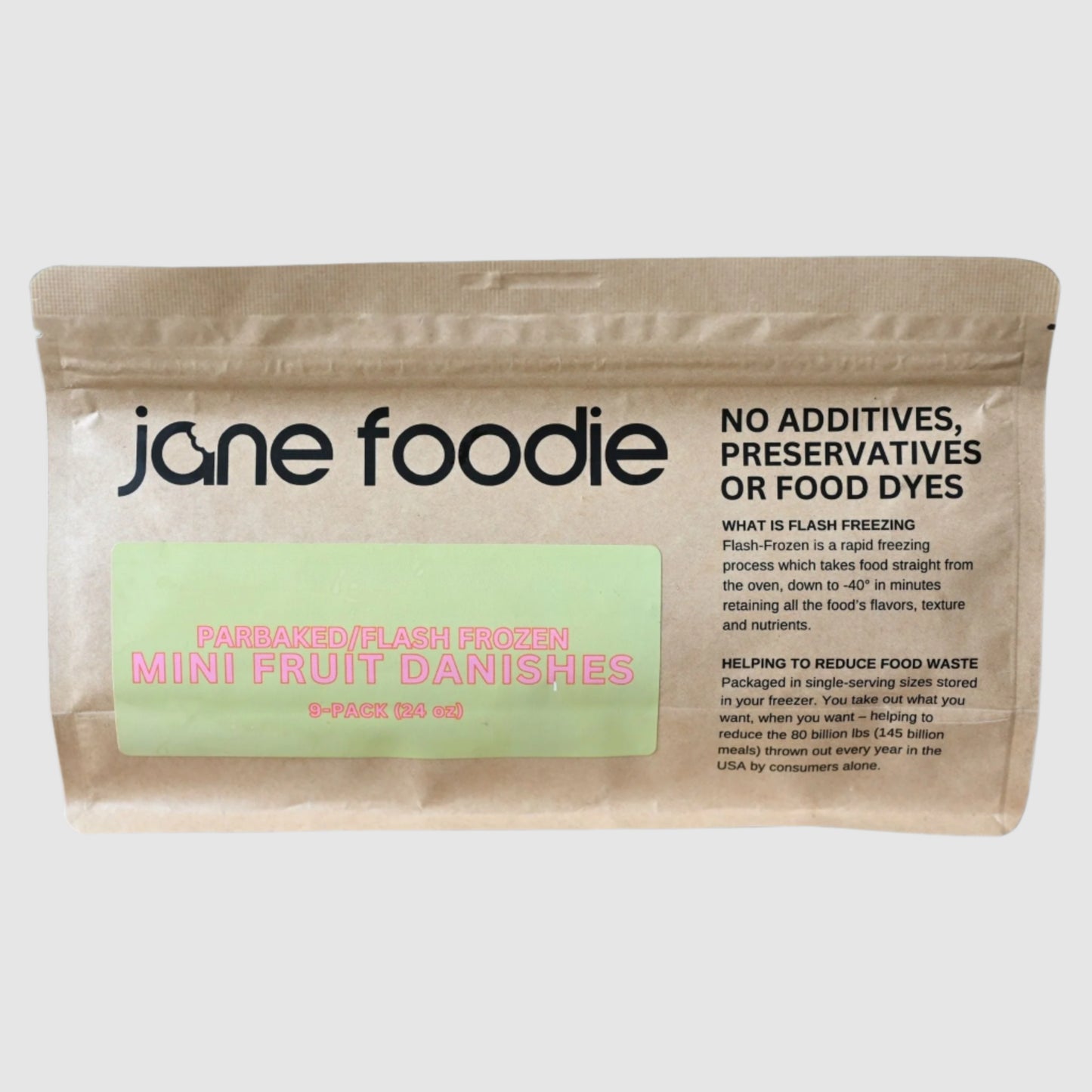 Mini Fruit Danishes 9-Pack Jane Foodie Danish.