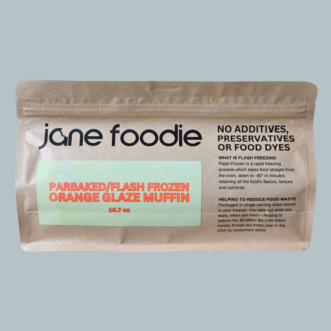 Orange Glaze Muffins 4 - Pack - Jane Foodie