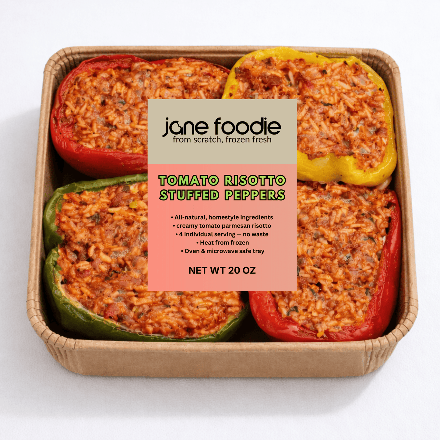 Risotto Stuffed Peppers - Jane Foodie