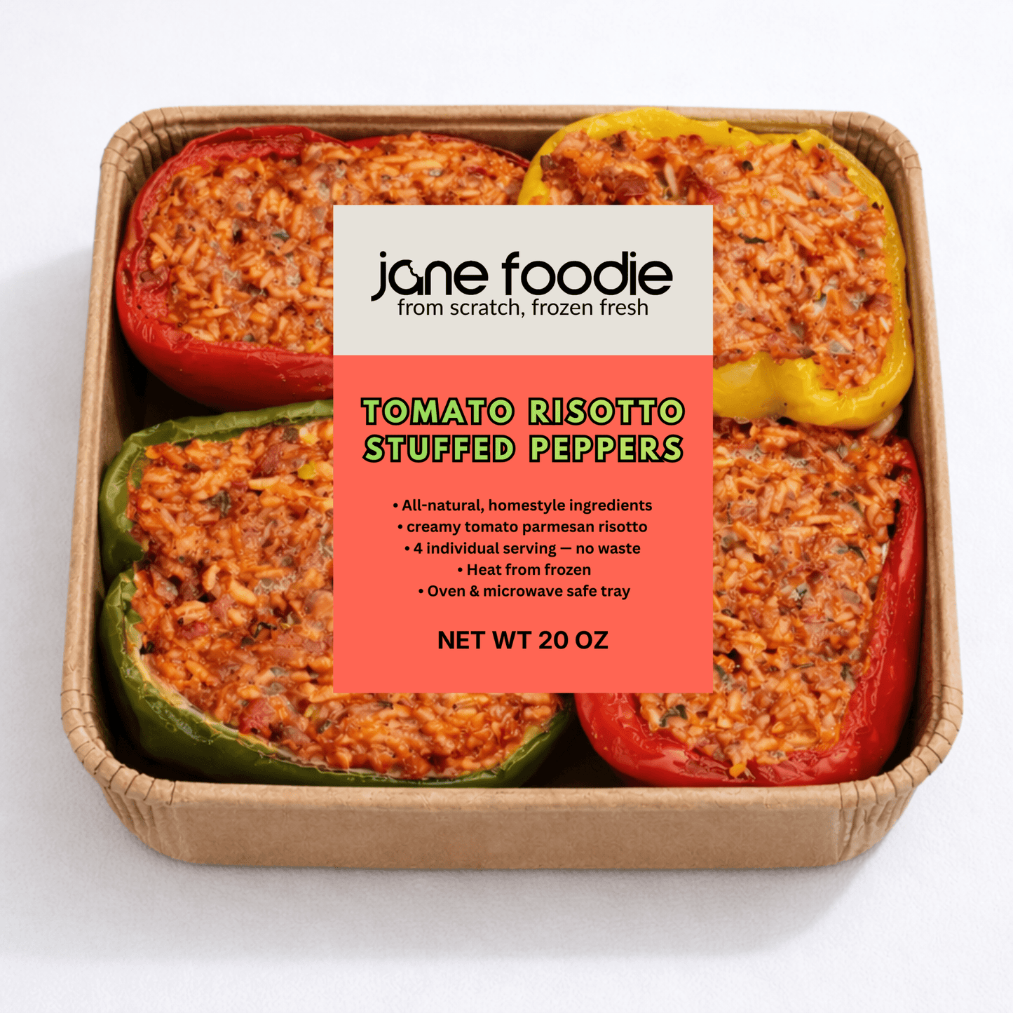 Risotto Stuffed Peppers - Jane Foodie