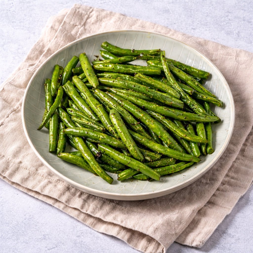 Roasted French Beans – Plant - Based Side Dish - Jane Foodie