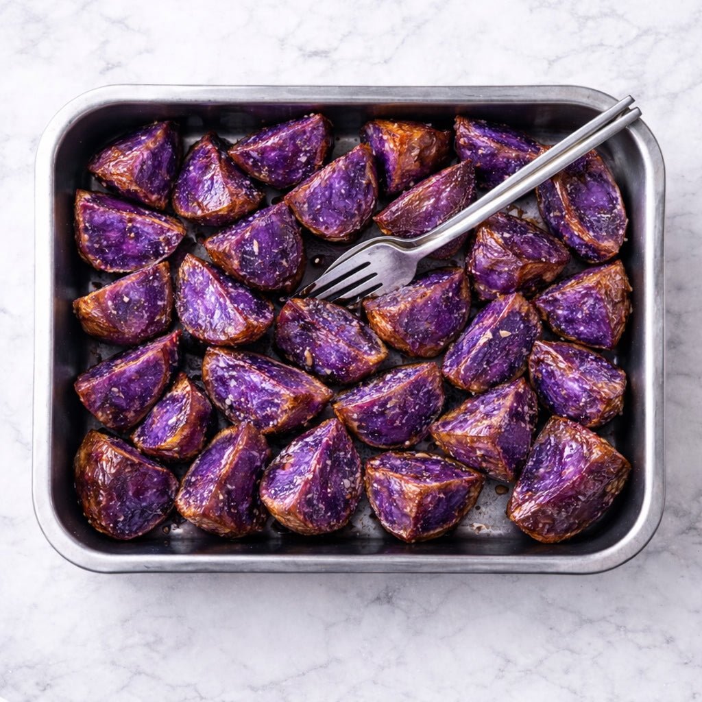 Roasted Purple Potatoes - Jane Foodie