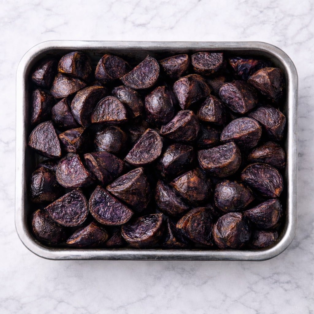 Roasted Purple Potatoes - Jane Foodie