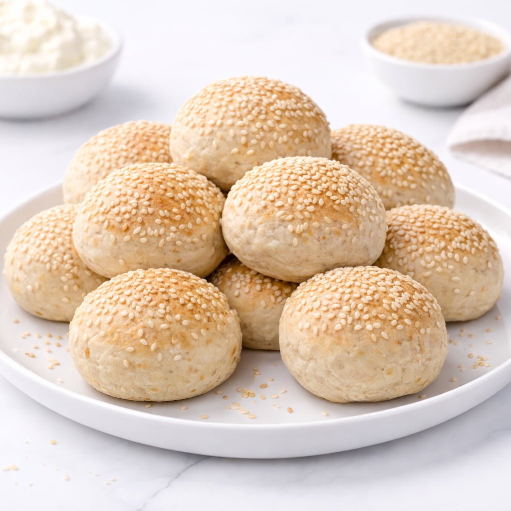 Sesame Seed Bagel Balls 3 - Pack - Jane Foodie