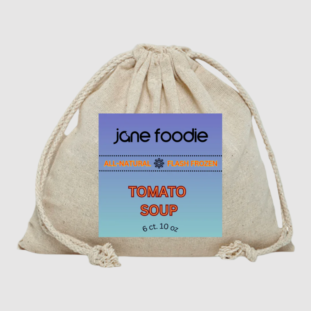 Tomato Soup Family Size 6-Pack Jane Foodie Soup.