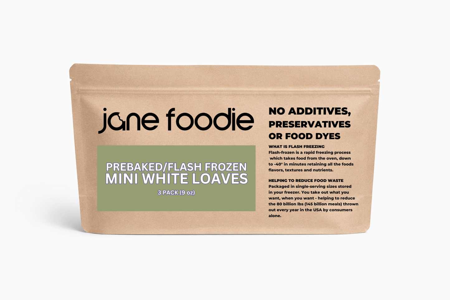 White Bread Mini Loaves - Jane Foodie